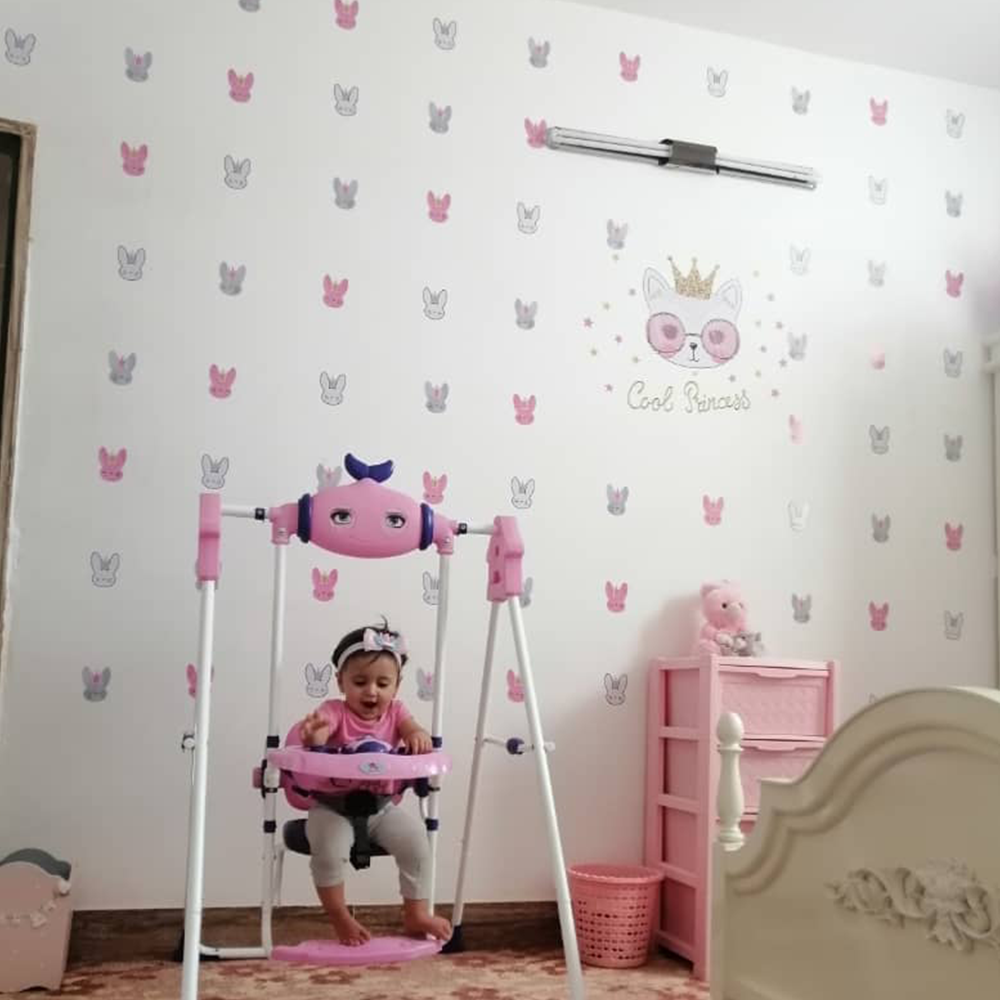 برچسب دیواری پترن خرگوش کد 1427 3 برچسب دیواری پترن خرگوش کد 1427 - Image 3