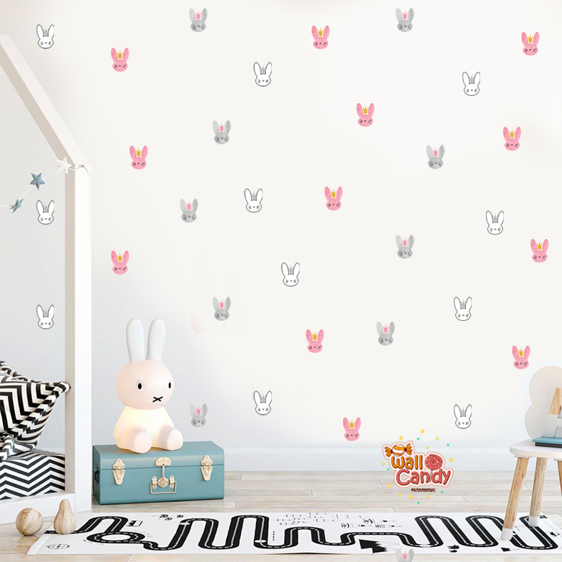 برچسب دیواری پترن خرگوش کد 1427 1 برچسب دیواری پترن خرگوش کد 1427