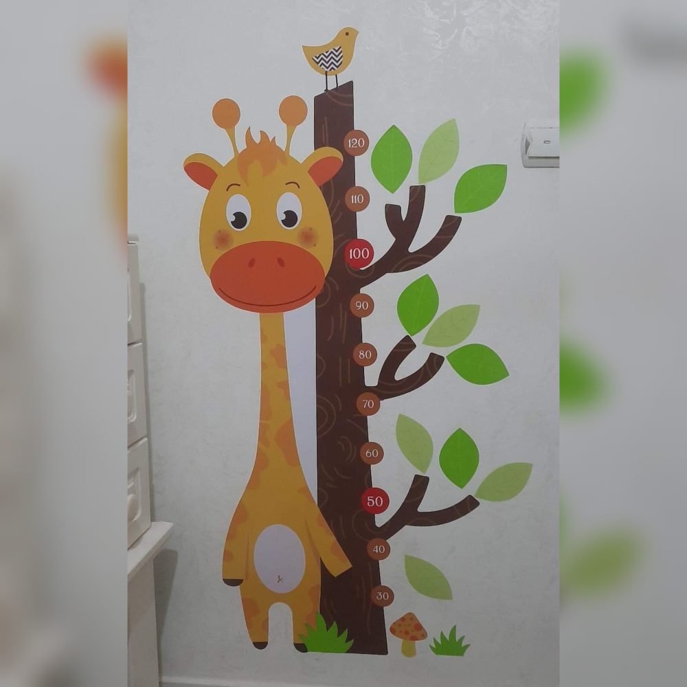 برچسب دیواری چارت قد زرافه کد 1410 - Image 3