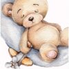 برچسب دیواری تدی پسر روی ماه کد 1491 - Image 2