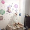 برچسب دیواری تدی پسر روی ماه کد 1491 - Image 17