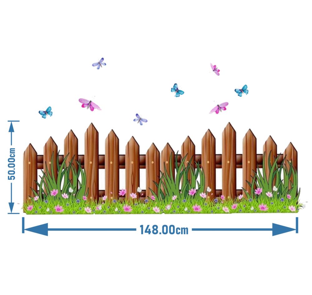 برچسب دیواری پنل نرده‌ای 1678