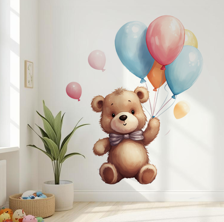 برچسب دیواری تدی شاد پسر کد 1676 1 copy 2