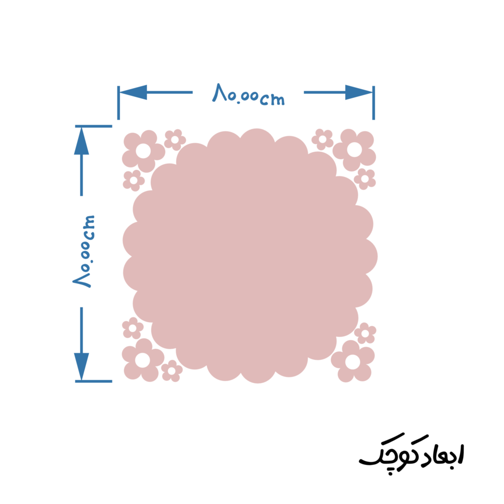 برچسب دیواری دایره هلالی کد 1745