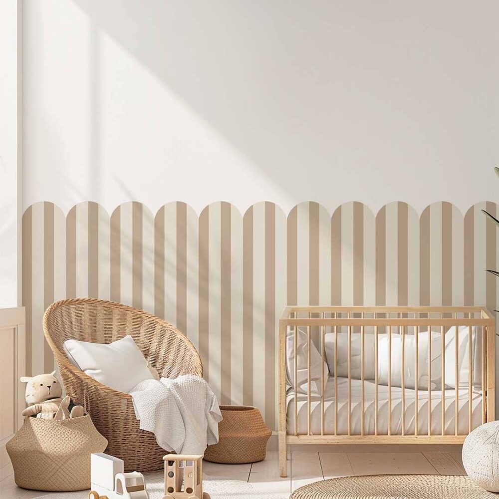 برچسب دیواری پنل هلالی