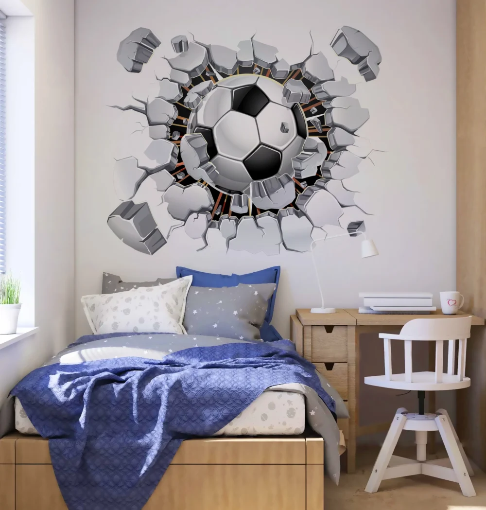 برچسب دیواری طرح توپ