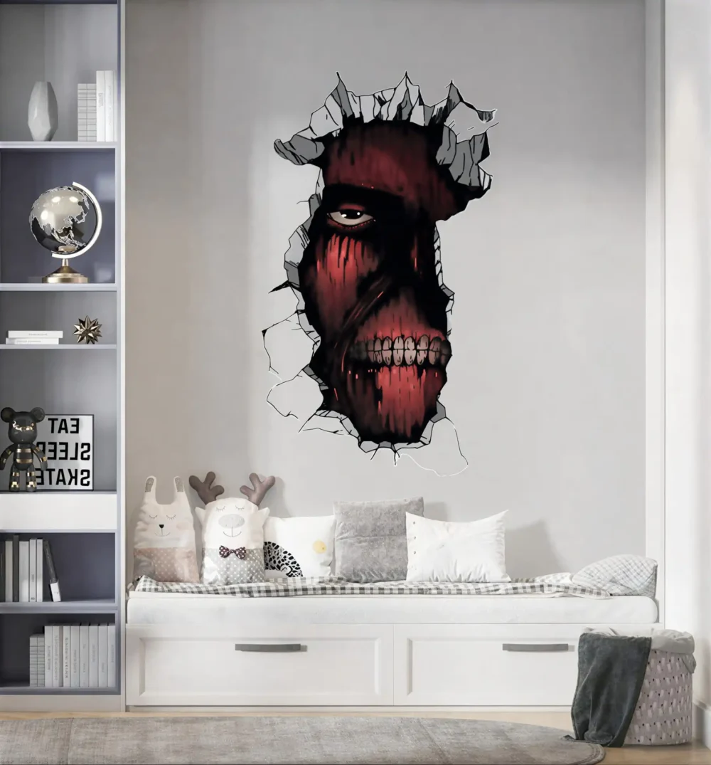 برچسب دیواری غول اتک آن تایتان