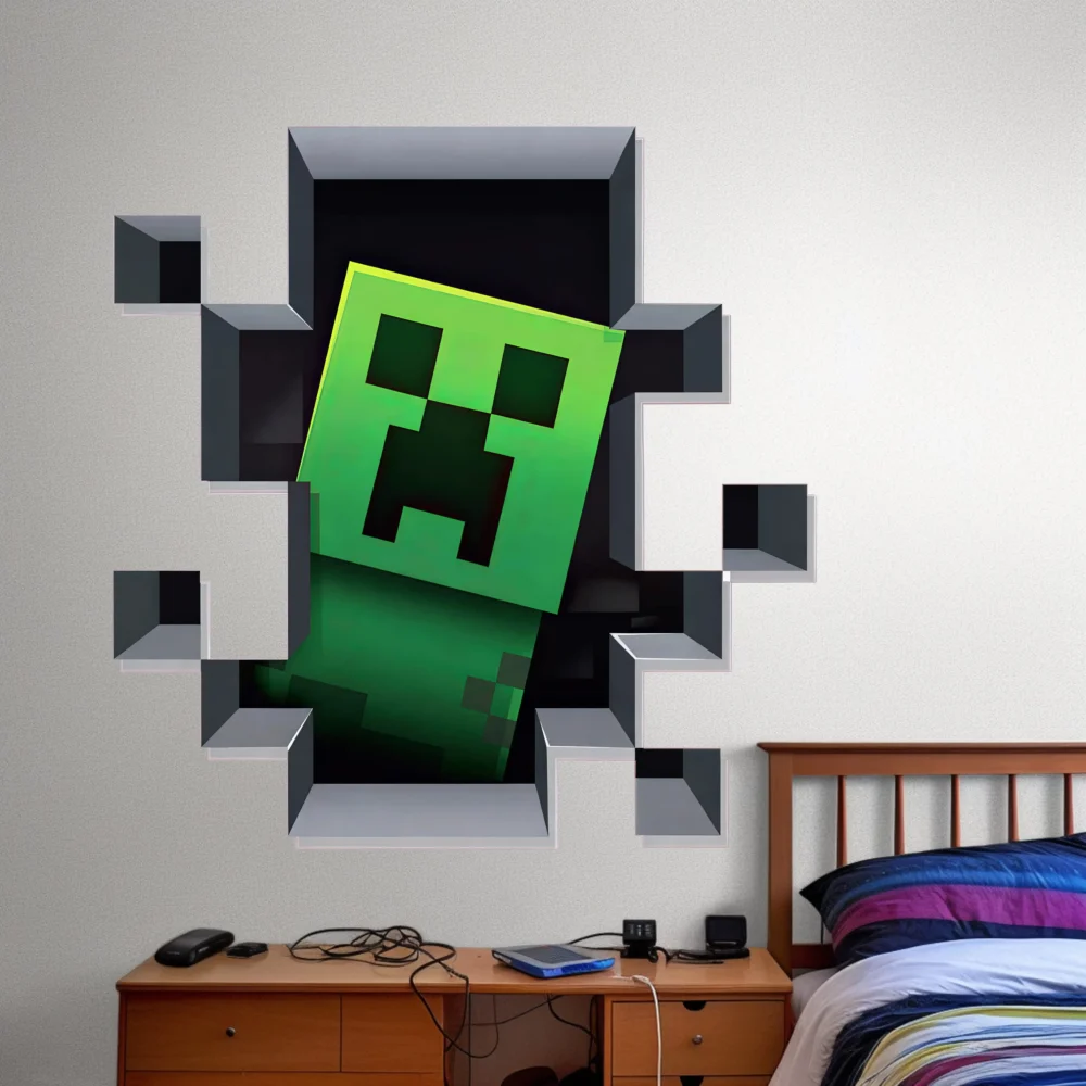 برچسب دیواری ماینکرافت