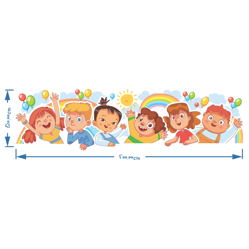 برچسب دیواری زنگ تفریح کد ۱۸۲۷